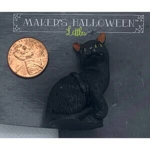 NIP Maker's Halloween Littles BLACK CAT miniature Joann Joann's
